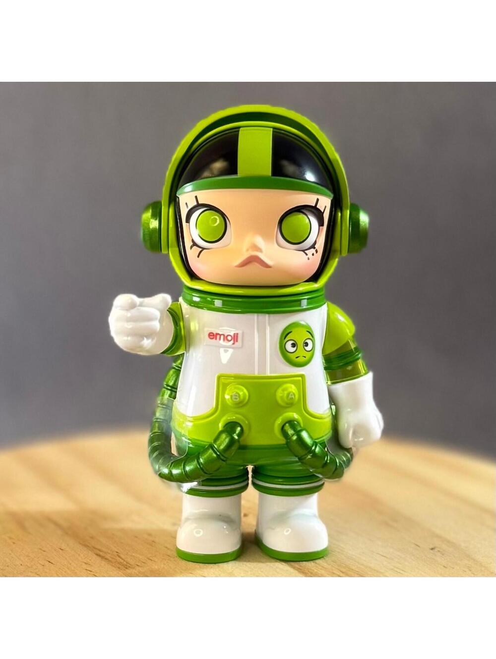 Confirmed - Authentic Pop Mart Mega Space Molly 100% X Emoji - All In Green